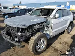 Salvage cars for sale at Woodhaven, MI auction: 2015 Jeep Grand Cherokee Laredo