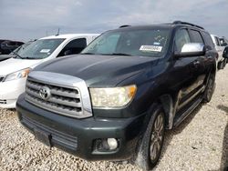Salvage cars for sale at New Braunfels, TX auction: 2008 Toyota Sequoia Limited