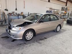 Honda Civic LX salvage cars for sale: 2005 Honda Civic LX