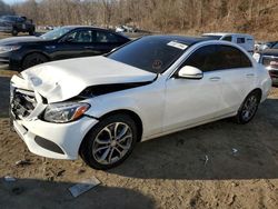 Salvage cars for sale at Marlboro, NY auction: 2016 Mercedes-Benz C 300 4matic