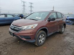 Vehiculos salvage en venta de Copart Elgin, IL: 2015 Honda CR-V LX