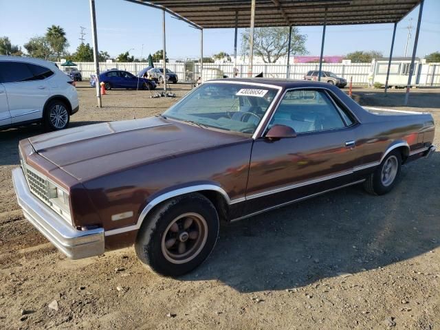 1986 Chevrolet EL Camino