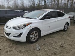 Salvage cars for sale at Waldorf, MD auction: 2015 Hyundai Elantra SE