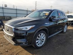 Salvage cars for sale from Copart Chicago Heights, IL: 2019 Infiniti QX50 Essential