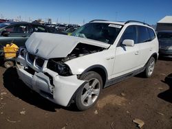 Salvage cars for sale from Copart Brighton, CO: 2006 BMW X3 3.0I
