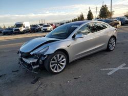 Vehiculos salvage en venta de Copart Rancho Cucamonga, CA: 2018 Tesla Model 3