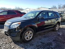 Salvage cars for sale from Copart Albany, NY: 2016 Chevrolet Equinox LS