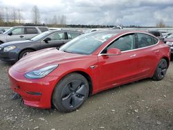 Vehiculos salvage en venta de Copart Arlington, WA: 2018 Tesla Model 3