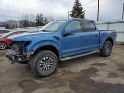 Salvage cars for sale at Ham Lake, MN auction: 2019 Ford F150 Raptor