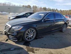 Salvage cars for sale at Exeter, RI auction: 2020 Mercedes-Benz S 560 4matic