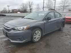 Salvage cars for sale at New Britain, CT auction: 2022 Subaru Impreza