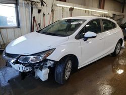 Salvage cars for sale at Elgin, IL auction: 2019 Chevrolet Cruze LS