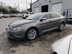 Salvage cars for sale at Savannah, GA auction: 2011 Ford Taurus Limited