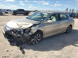 Salvage cars for sale from Copart Houston, TX: 2016 Honda Accord EXL