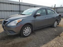 Salvage cars for sale from Copart Mercedes, TX: 2017 Nissan Versa S