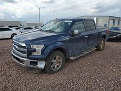 Salvage cars for sale at Phoenix, AZ auction: 2016 Ford F150 Supercrew