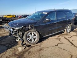 Salvage cars for sale at Woodhaven, MI auction: 2013 Dodge Durango Crew