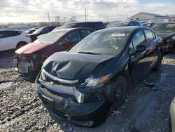 Honda Civic LX salvage cars for sale: 2012 Honda Civic LX