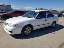 Toyota Corolla CE salvage cars for sale: 2002 Toyota Corolla CE