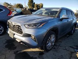 Salvage cars for sale from Copart Martinez, CA: 2022 Toyota Highlander Platinum