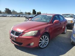 Salvage cars for sale at Martinez, CA auction: 2007 Lexus IS 250