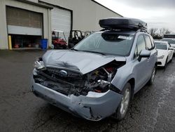 Salvage cars for sale at Woodburn, OR auction: 2015 Subaru Forester 2.5I Limited