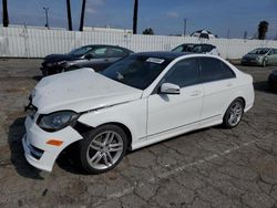 Salvage cars for sale at Van Nuys, CA auction: 2013 Mercedes-Benz C 250