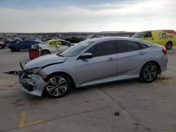 Salvage cars for sale from Copart Grand Prairie, TX: 2016 Honda Civic EX