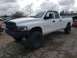 Dodge RAM 2500 ST salvage cars for sale: 2005 Dodge RAM 2500 ST