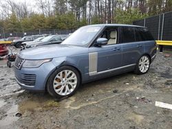 Salvage cars for sale at Waldorf, MD auction: 2022 Land Rover Range Rover HSE Westminster Edition