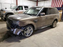 Salvage cars for sale at Billings, MT auction: 2011 Land Rover Range Rover Sport LUX