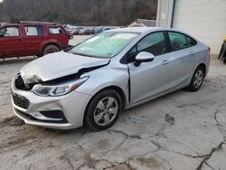 Chevrolet Cruze LS salvage cars for sale: 2018 Chevrolet Cruze LS