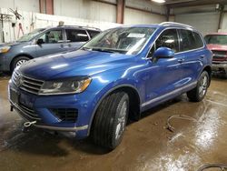 Salvage cars for sale at Elgin, IL auction: 2016 Volkswagen Touareg Sport