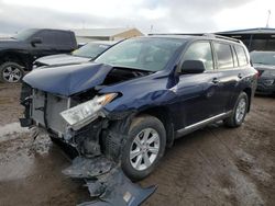 Toyota Highlander salvage cars for sale: 2011 Toyota Highlander Base