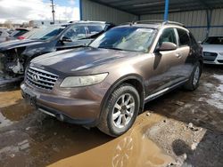 Salvage cars for sale from Copart Colorado Springs, CO: 2008 Infiniti FX35