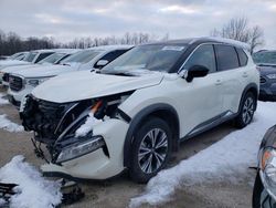Salvage cars for sale from Copart Milwaukee, WI: 2021 Nissan Rogue SL