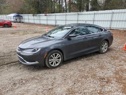 Salvage cars for sale from Copart Knightdale, NC: 2016 Chrysler 200 Limited