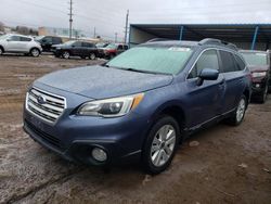 Salvage cars for sale from Copart Colorado Springs, CO: 2015 Subaru Outback 2.5I Premium