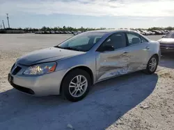 Pontiac salvage cars for sale: 2005 Pontiac G6