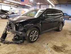 Salvage cars for sale at Wheeling, IL auction: 2017 Hyundai Santa FE SE