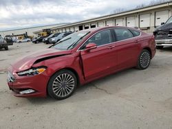 Salvage cars for sale at Lawrenceburg, KY auction: 2017 Ford Fusion SE