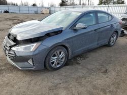 Salvage cars for sale from Copart Bowmanville, ON: 2019 Hyundai Elantra SEL