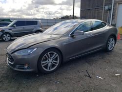 Salvage cars for sale from Copart Fredericksburg, VA: 2015 Tesla Model S