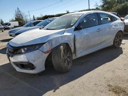 Salvage cars for sale from Copart San Martin, CA: 2021 Honda Civic Sport