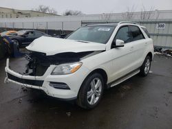 Salvage cars for sale at New Britain, CT auction: 2013 Mercedes-Benz ML 350 4matic