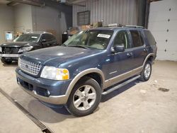 Salvage cars for sale at West Mifflin, PA auction: 2004 Ford Explorer Eddie Bauer