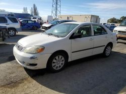 Salvage cars for sale from Copart Vallejo, CA: 2006 Toyota Corolla CE