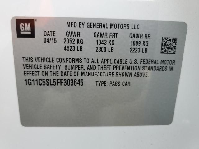 2015 Chevrolet Malibu 1LT