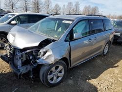 Toyota Sienna LE salvage cars for sale: 2011 Toyota Sienna LE