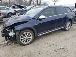 Salvage cars for sale from Copart Cicero, IN: 2017 Volkswagen Golf Alltrack S
